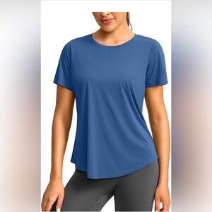 Gradual Short Sleeve Workout Shirt UPF 50+ Quick Dry Top Size L